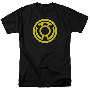 Green Lantern Yellow Emblem Short Sleeve Adult T-shirt