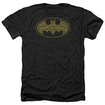 Batman Type Logo Adult Heather T-shirt