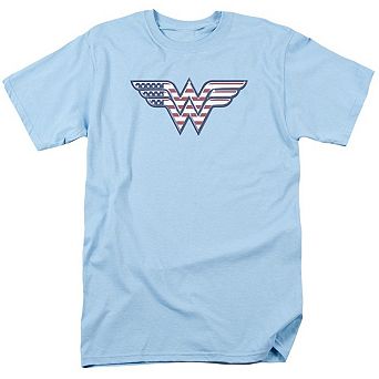 Dc Comics Redwhite & Blue Short Sleeve Adult T-shirt