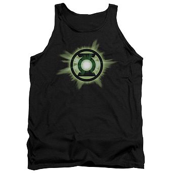 Green Lantern Green Glow Adult Tank Top