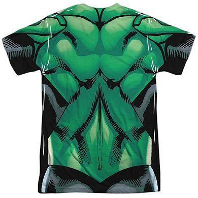 Green Lantern Uniform Short Sleeve Adult Poly Crew T-shirt