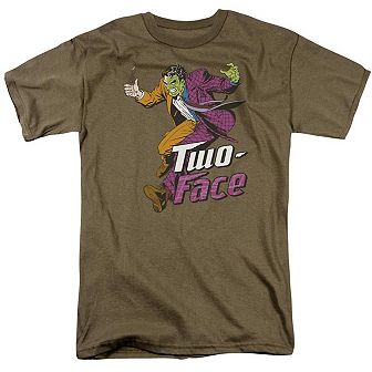 Dc Comics Two Face Short Sleeve Adult T-shirt