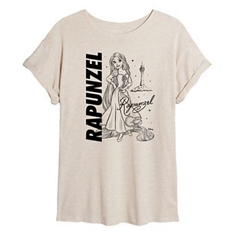 Disney Princess Rapunzel Juniors' Autograph Oversized Tee