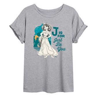 Disney Princess Jasmine Juniors' Just Be You Oversized Tee