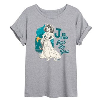 Disney Princess Jasmine Juniors' Just Be You Oversized Tee