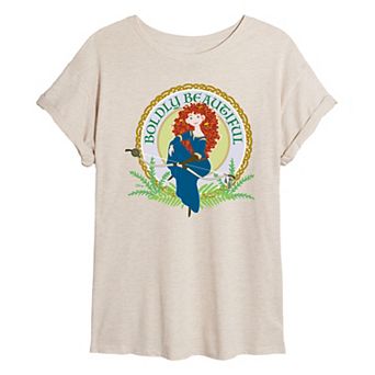 Disney Princess Merida Juniors' Boldly Beautiful Oversized Tee