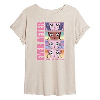 Disney Princess Juniors' Princess Club Oversized Tee