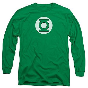 Dc Comics Green Lantern Logo Long Sleeve Adult T-shirt