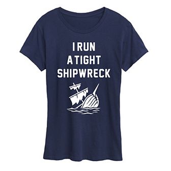 Women's Tight Shipwreck Graphic Tee