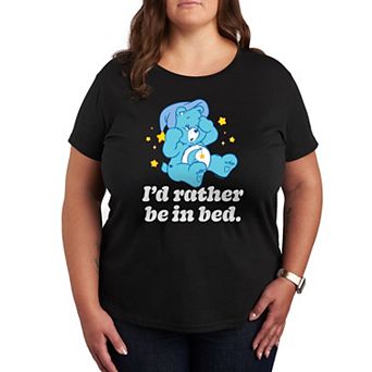 Plus Care Bears Rather Be In Bed Graphic Tee