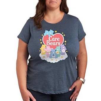 Plus Care Bears Pastel Cloud Group Graphic Tee