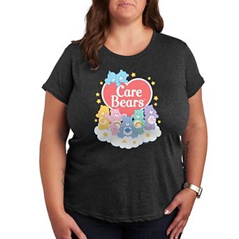 Plus Care Bears Pastel Cloud Group Graphic Tee