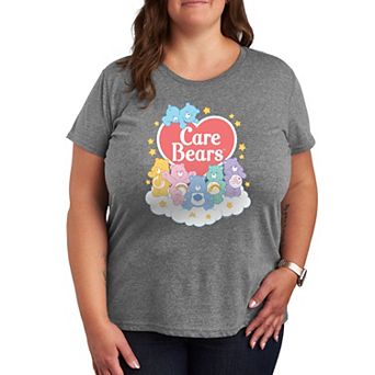 Plus Care Bears Pastel Cloud Group Graphic Tee