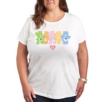 Plus Care Bears Pastel Lineup Graphic Tee