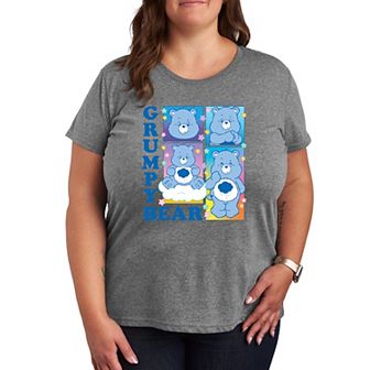 Plus Care Bears Grumpy Bear Grid Graphic Tee