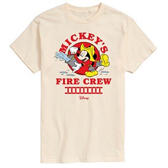 Disney's Mickey Mouse Men's Fire Crew Graphic Tee