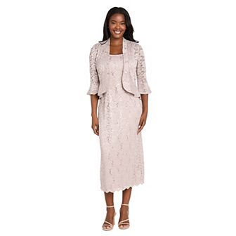 Women's R&M Richards Lace Jacket Dress