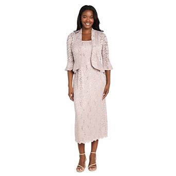 Women's R&M Richards Lace Jacket Dress