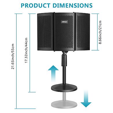 Microphone Filter with Table Stand
