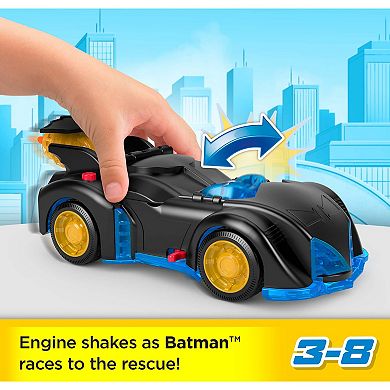 Imaginext DC Super Friends Shake & Spin Batmobile And Batman Figure Set