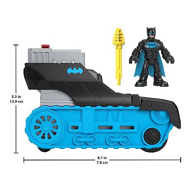 Imaginext DC Super Friends Bat-Tech Tank Top Vehicle With Lights & Batman Figure Set