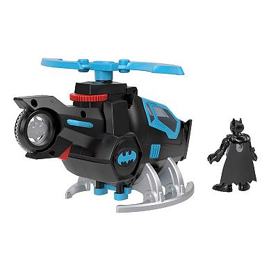 Imaginext DC Super Friends Batman Toy Helicopter And Figure