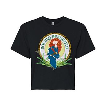 Disney Princess Merida Juniors' Boldly Beautiful Cropped Tee