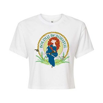 Disney Princess Merida Juniors' Boldly Beautiful Cropped Tee