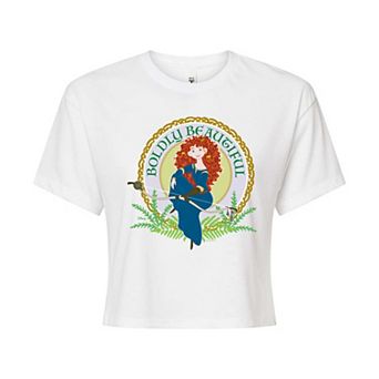 Disney Princess Merida Juniors' Boldly Beautiful Cropped Tee