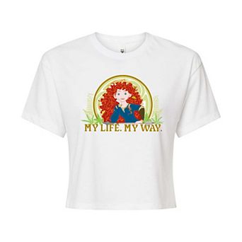 Disney Princess Merida Juniors' My Life My Way Cropped Tee