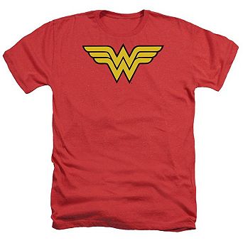 Dc Comics Wonder Woman Logo Adult Heather T-shirt