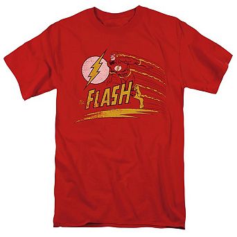Dc Comics Flash Like Lightning Short Sleeve Adult T-shirt