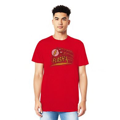 Dc Comics Flash Like Lightning Short Sleeve Adult T-shirt
