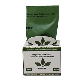 Mogalixe Compostable 5 Gal Trash Bags Count 50