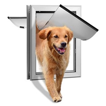 Double-Flaps Aluminum Pet Dog Door