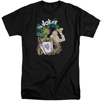 Batman Its All A Joke Short Sleeve Adult Tall T-shirt