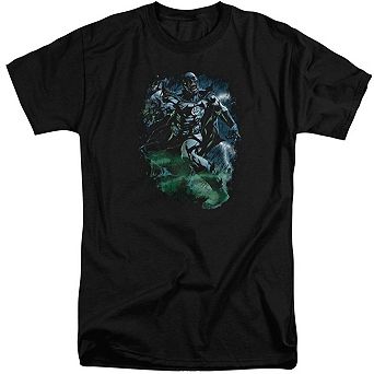 Green Lantern Black Lantern Batman Short Sleeve Adult Tall T-shirt