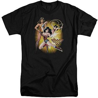 Justice League Of America Wonder Woman Short Sleeve Adult Tall T-shirt
