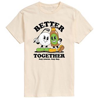 Men's Golf Mascots Better Together Graphic Tee