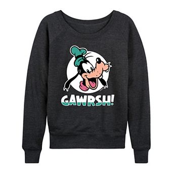 Plus Size Disney's Goofy Gawrsh French Terry Long Sleeve Tee