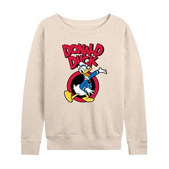 Plus Size Disney's Donald Duck French Terry Long Sleeve Tee
