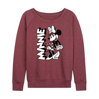 Plus Size Disney's Minnie Mouse French Terry Long Sleeve Tee
