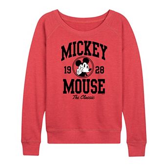 Plus Size Disney's Mickey Mouse Classic French Terry Long Sleeve Tee