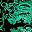Metallic Black Green