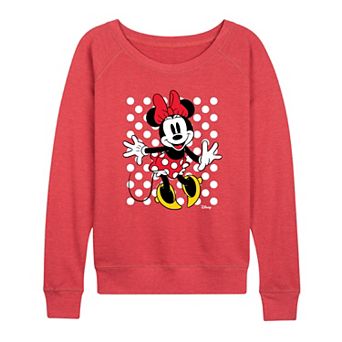 Plus Size Disney's Minnie Mouse French Terry Long Sleeve Tee