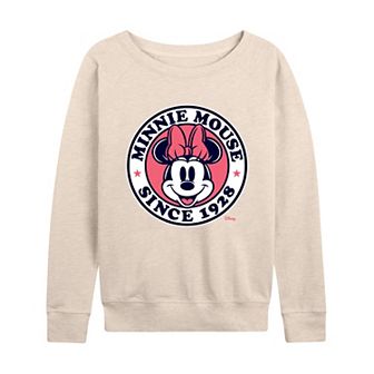 Plus Size Disney's Minnie Mouse Since 1928 French Terry Long Sleeve Tee