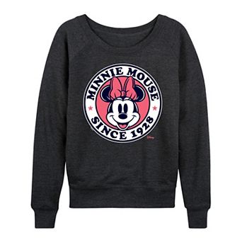 Plus Size Disney's Minnie Mouse Since 1928 French Terry Long Sleeve Tee