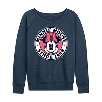 Plus Size Disney's Minnie Mouse Since 1928 French Terry Long Sleeve Tee