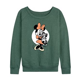 Plus Size Disney's Minnie & Figaro French Terry Long Sleeve Tee