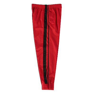 Gioberti Kids Athletic Jogger Track Pants With Ribbed Zipper Ankle Cuffs